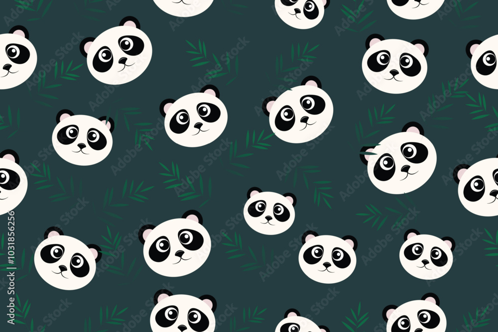 panda seamless pattern panda seamless pattern