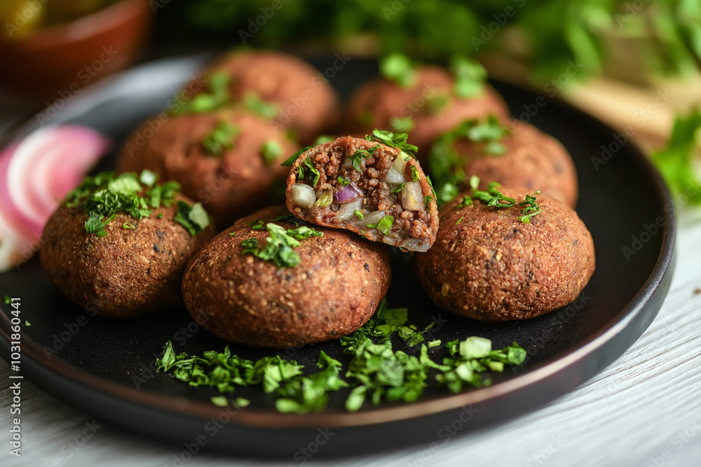Lebanese Kibbeh: Ground Lamb and Bulgur Delicacy Lebanese Kibbeh: Ground Lamb and Bulgur Delicacy