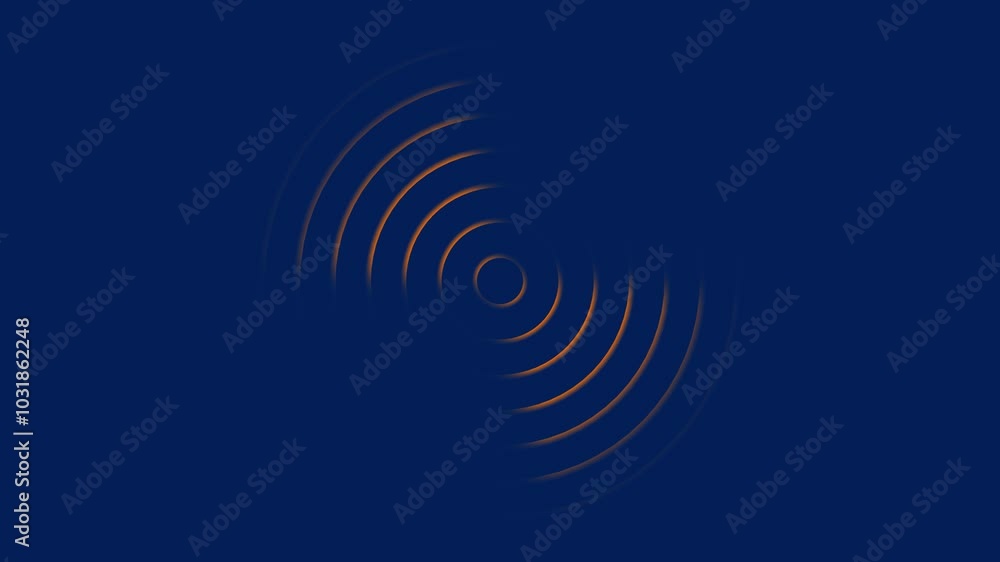 Abstract radio waves and radar screen background animation Abstract radio waves and radar screen background animation