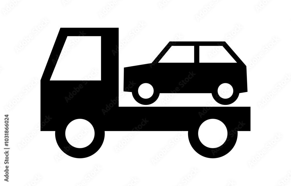auto pomoc drogowa - holowanie samochodu ikona auto pomoc drogowa - holowanie samochodu ikona