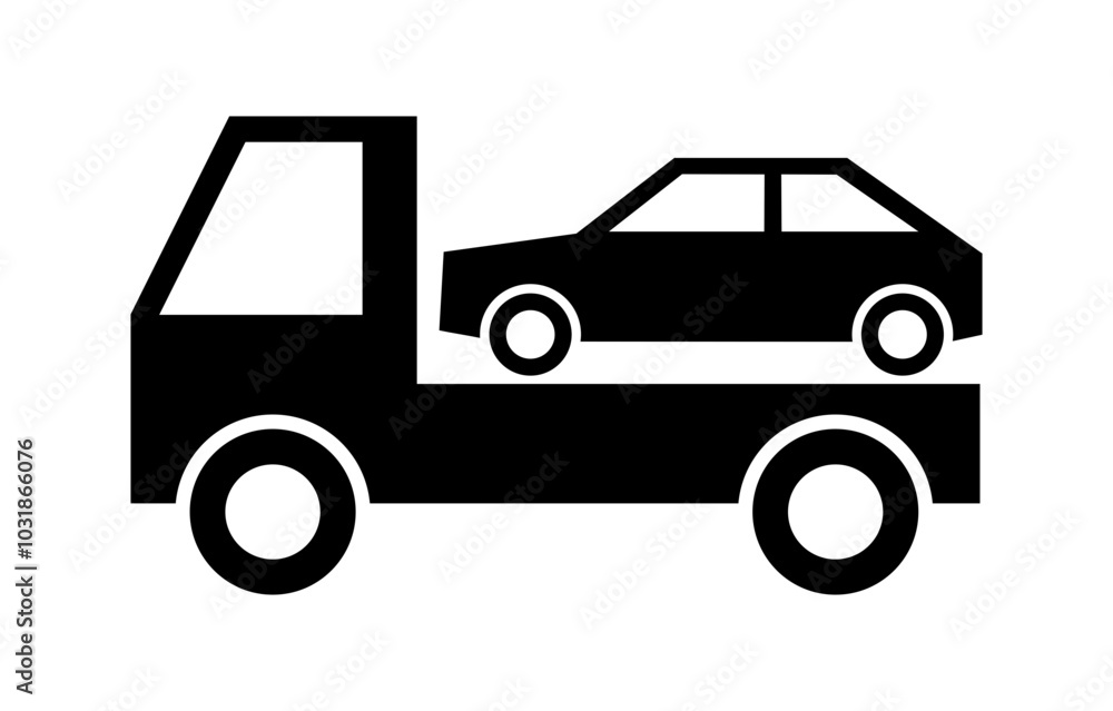 auto pomoc drogowa - holowanie samochodu ikona auto pomoc drogowa - holowanie samochodu ikona