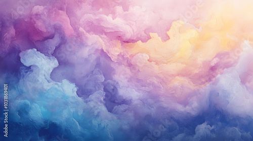 Vibrant pastel abstract pattern, dynamic shapes and textures, colorful design elements, visually striking and modern aesthetic