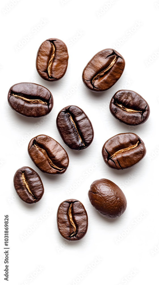 Roasted arabica coffee beans, rich aroma, deep brown color, smooth texture, ideal for brewing, perfect for coffee enthusiasts. Roasted arabica coffee beans, rich aroma, deep brown color, smooth texture, ideal for brewing, perfect for coffee enthusiasts.