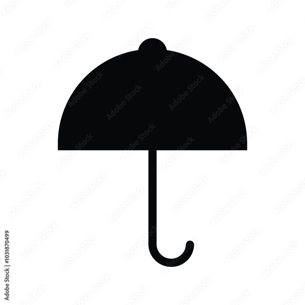 Umbrella pixel perfect linear ui icon. Umbrella pixel perfect linear ui icon.
