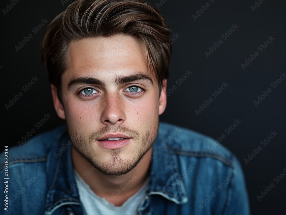Handsome Man Portrait. Handsome Man Portrait.