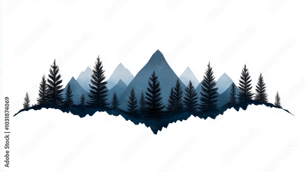 Obraz premium Motivational Handcrafted Typography Design with Nature Theme