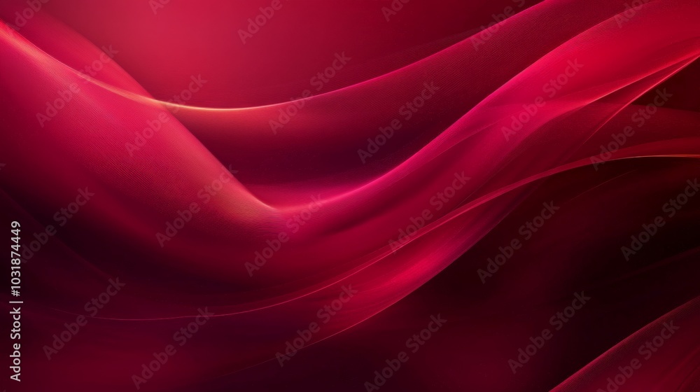 Mesmerizing Crimson Waves: Captivating Fabric Abstract Mesmerizing Crimson Waves: Captivating Fabric Abstract