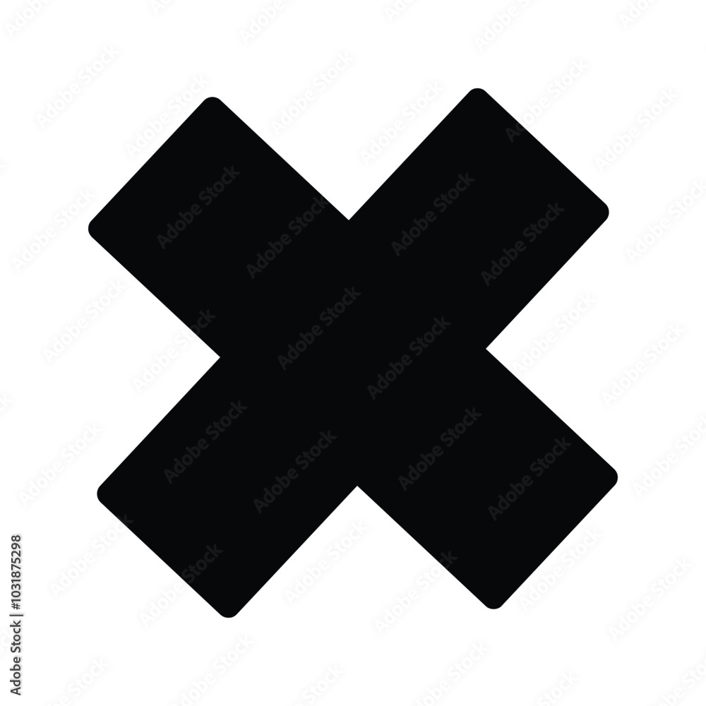 Vector illustration of a cross icon graphics. Suitable for button icons on websites, applications, social media, software, games, and more Vector illustration of a cross icon graphics. Suitable for button icons on websites, applications, social media, software, games, and more