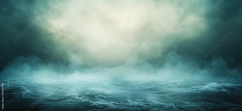 Dreamy Oceanic Horizon with Whispers of the Deep Dreamy Oceanic Horizon with Whispers of the Deep
