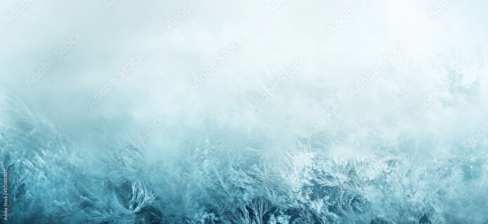 Muted Blue Haze with Frosted Window Reflections Muted Blue Haze with Frosted Window Reflections