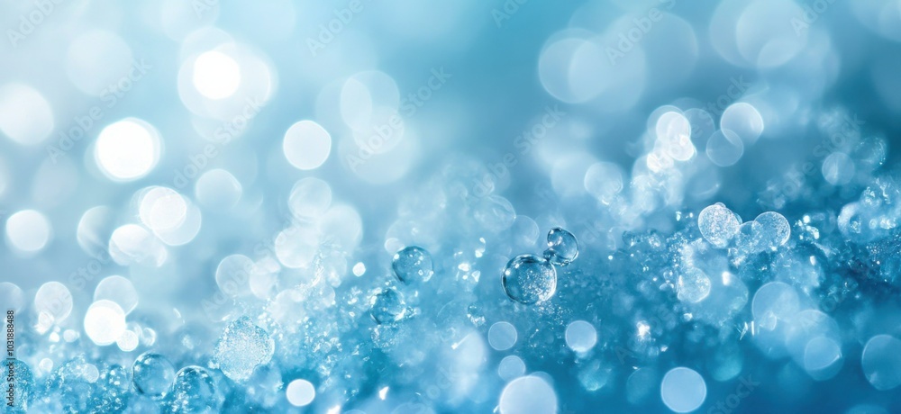 Icy Dreamscape with Ethereal Aqua Mercury Hues Icy Dreamscape with Ethereal Aqua Mercury Hues