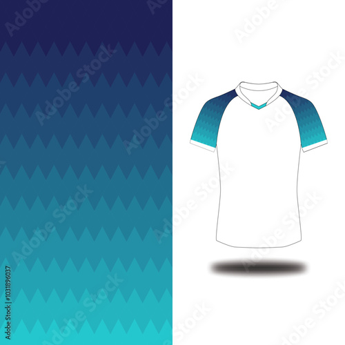 kit sport gradation pattern design apparel