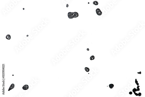 Ink splatter png overlay, transparent background