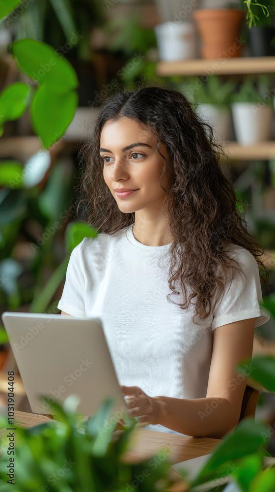 A side view of a small business owner using cloudbased POS Point of Sale systems to manage transactions in realtime A side view of a small business owner using cloudbased POS Point of Sale systems to manage transactions in realtime