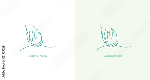 Cupping Therapy Vector Icon for Muscle Relief and Relaxation