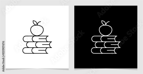 Education Outline Icon , Insurance Website Single Set Icon Vector