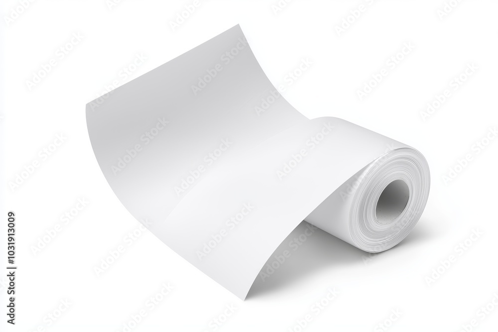 A shopping receipt with a long list of items, isolated on a white background, symbolizing a successful Black Friday shopping trip A shopping receipt with a long list of items, isolated on a white background, symbolizing a successful Black Friday shopping trip