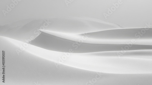 Wallpaper Mural Ethereal Desert Dunes in Monochrome Tranquility Torontodigital.ca