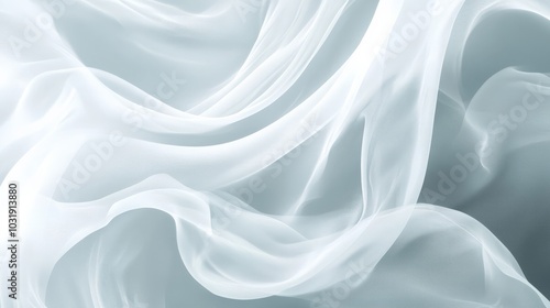 Ethereal and Flowing Fabric Texture photo