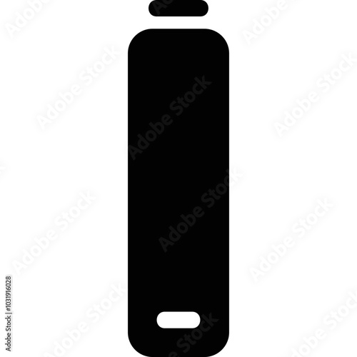 Simple vector icon battery empty