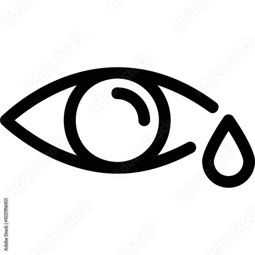 Simple vector icon eye