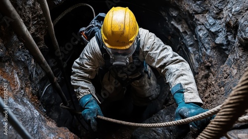 Fototapeta Naklejka Na Ścianę i Meble -  confined space work