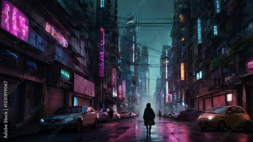 night city street night city street