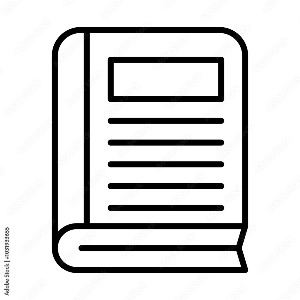 History book line icon History book line icon