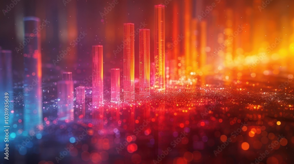 Business Strategy, vibrant colors, graphs and charts, close-up, informative Business Strategy, vibrant colors, graphs and charts, close-up, informative