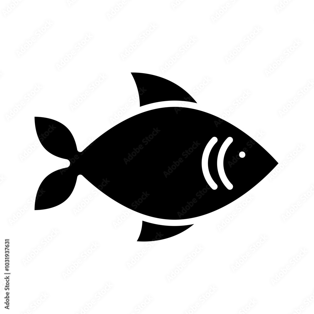 Fish glyph icon Fish glyph icon