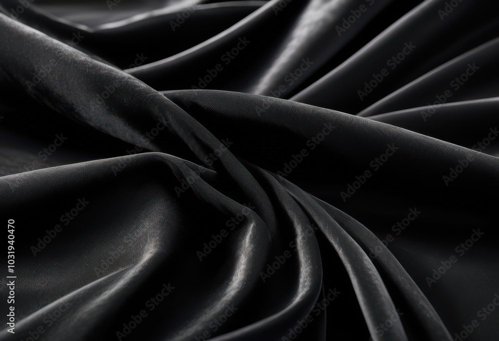 close luxurious black velvet fabric draped softly gentle texture sheen highlighting every fiber, material, design, fine, craftsmanship, rich, shiny, surface close luxurious black velvet fabric draped softly gentle texture sheen highlighting every fiber, material, design, fine, craftsmanship, rich, shiny, surface