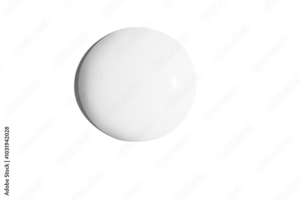 Drop of cosmetic cream on an empty background. Skincare product, beauty care. Drop of cosmetic cream on an empty background. Skincare product, beauty care.