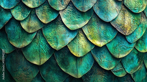 Wallpaper Mural Close-up of vibrant green patterned leaves showcasing natural texture and rich colors, creating a stunning organic visual effect. Torontodigital.ca