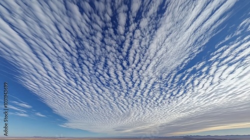 Majestic Clouds Over Tranquil Lake Reflecting the Sky photo