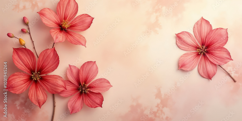 Fototapeta premium Blossoming Beauty: Floral Elegance-2