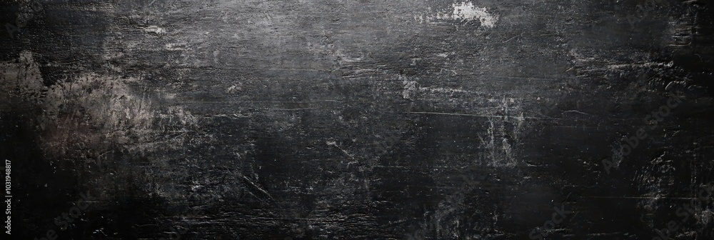 Fototapeta premium Textured Black Surface with Grunge Effect