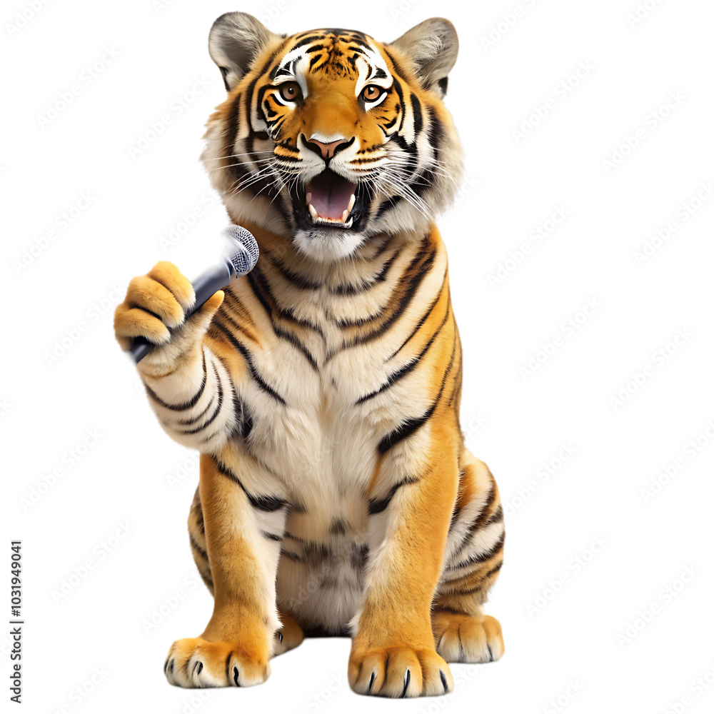Fototapeta premium Bongal tiger isolated