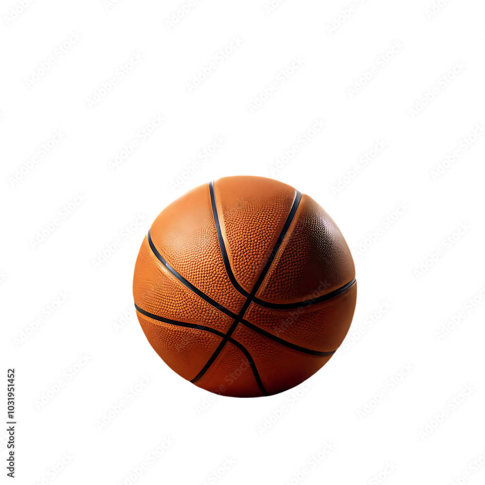 Fototapeta premium High angle view of basketball