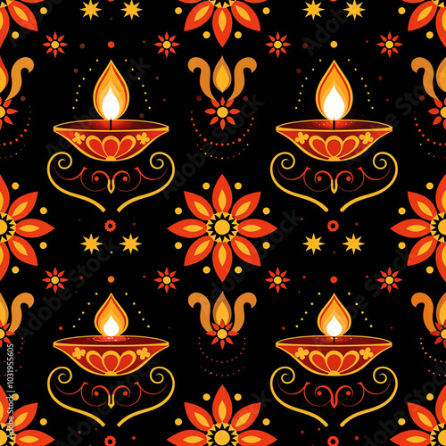 seamless pattern india holiday color sstkDiwali photo