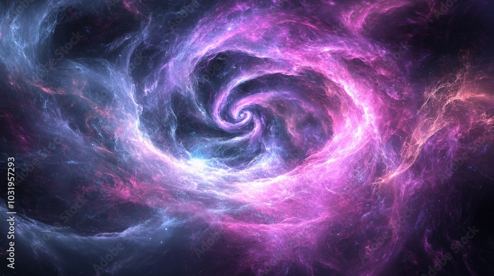 Cosmic Vortex: A Swirling Dance of Celestial Energy Cosmic Vortex: A Swirling Dance of Celestial Energy