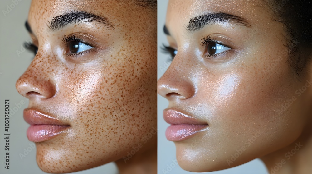 Skin transformation before-and-after melasma treatment, focusing on - Treatment For Evening Skin Tone Lakeland