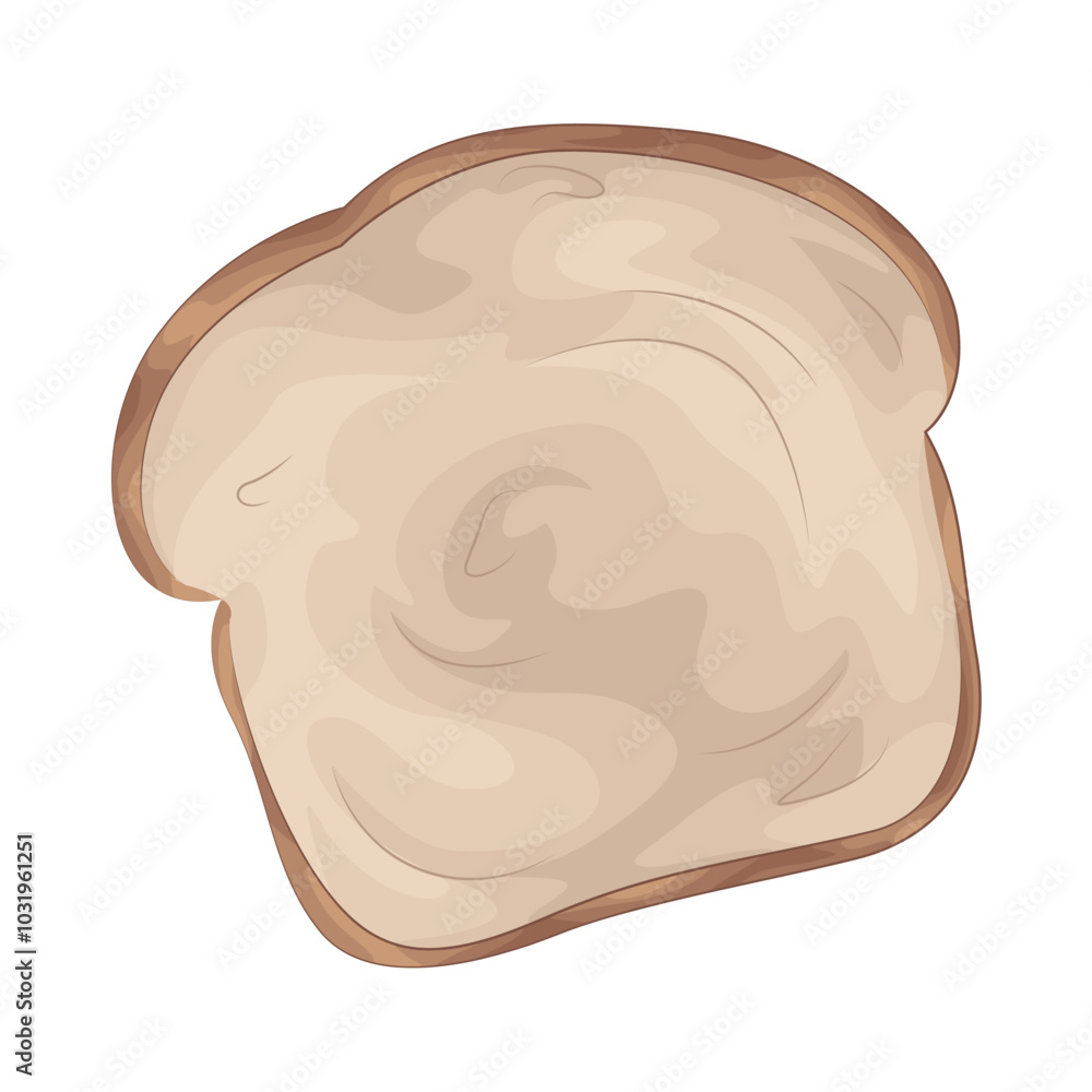 Illustration of bread slice Illustration of bread slice