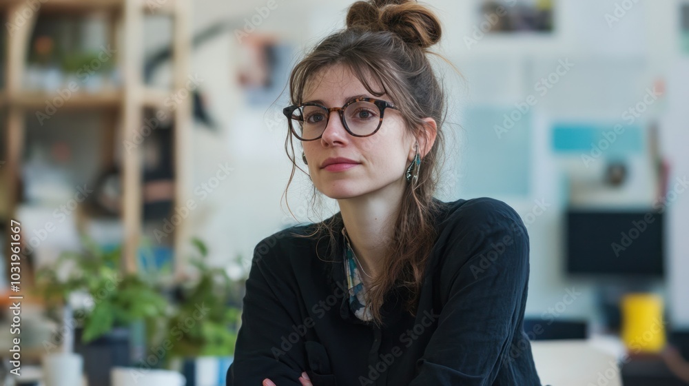 Women in creative industries leading design projects, directing films, or managing large-scale art initiatives with passion and vision