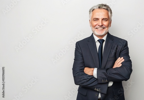 portrait of a smiling businessman