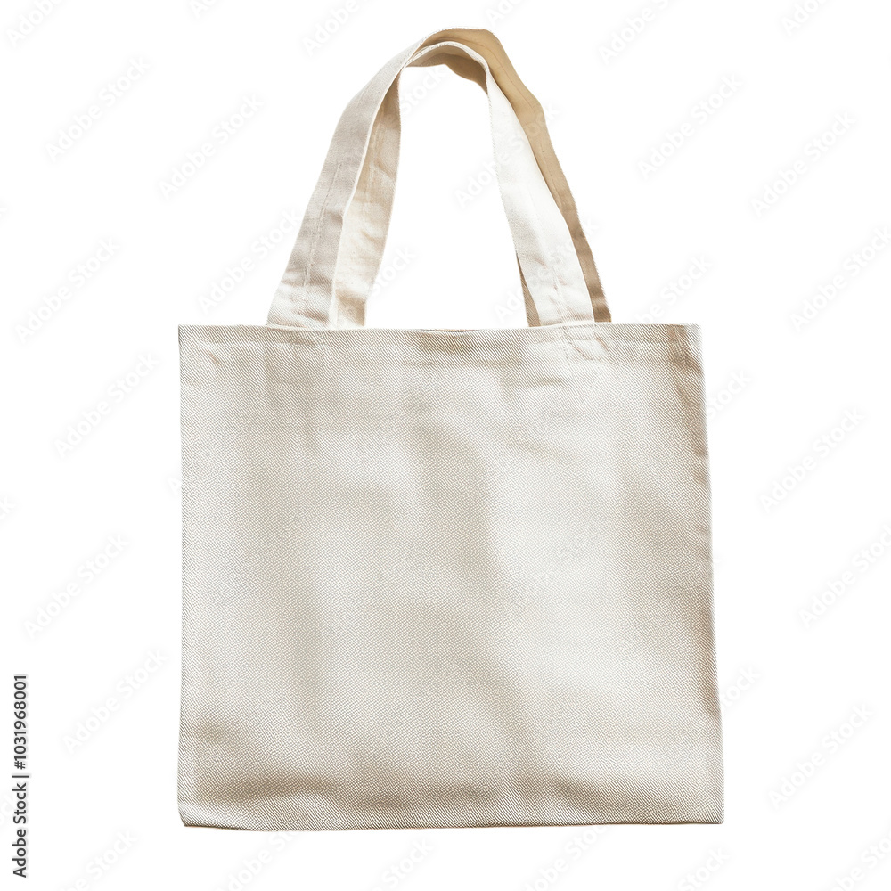Canvas Tote Bag Isolated for Shopping or Promotion Transparent Background Canvas Tote Bag Isolated for Shopping or Promotion Transparent Background