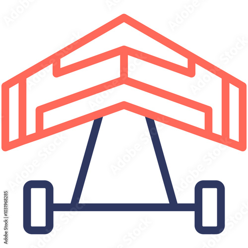 Hang Gliding Icon