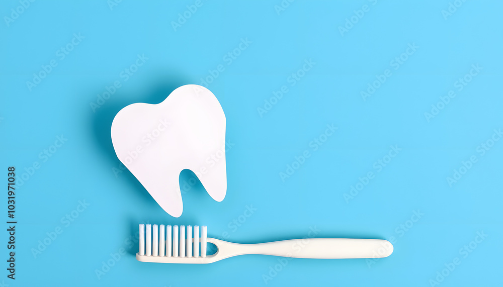 The concept of the International Day of the Dentist. White toothbrush, paper tooth and glass globe on a blue background. Top view. Flat lay. Close-up. Copy space isolated with white highlights, png The concept of the International Day of the Dentist. White toothbrush, paper tooth and glass globe on a blue background. Top view. Flat lay. Close-up. Copy space isolated with white highlights, png