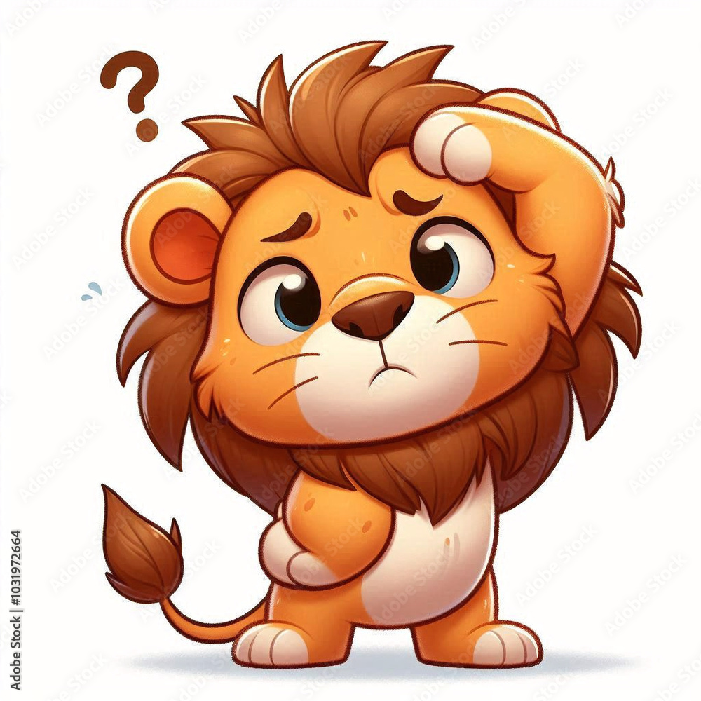 lion questioning lion questioning