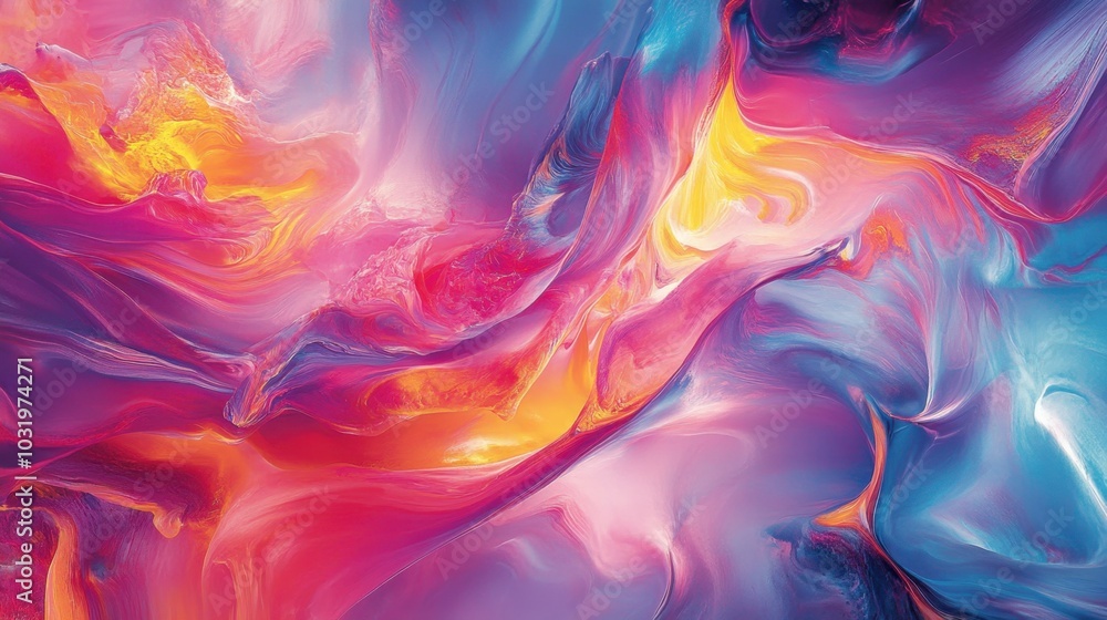 Vivid swirls of color in an abstract design, capturing the essence of fluidity and movement in a vibrant display of creativity Vivid swirls of color in an abstract design, capturing the essence of fluidity and movement in a vibrant display of creativity