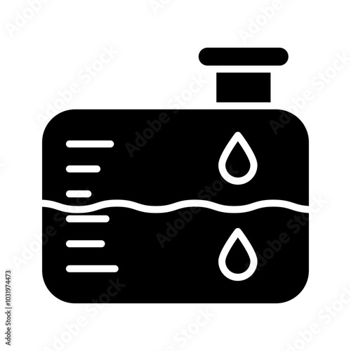 Fuel Tank glyph icon